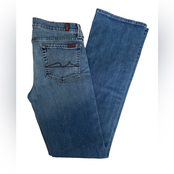 7 For All Mankind Jeans Women Bootcut EUC Size 30 - Picture 1 of 10